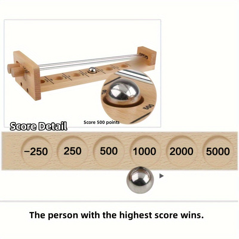 ! OrbitRoll Houten Stickball Spel – Ruimte Thema Precisie Spel