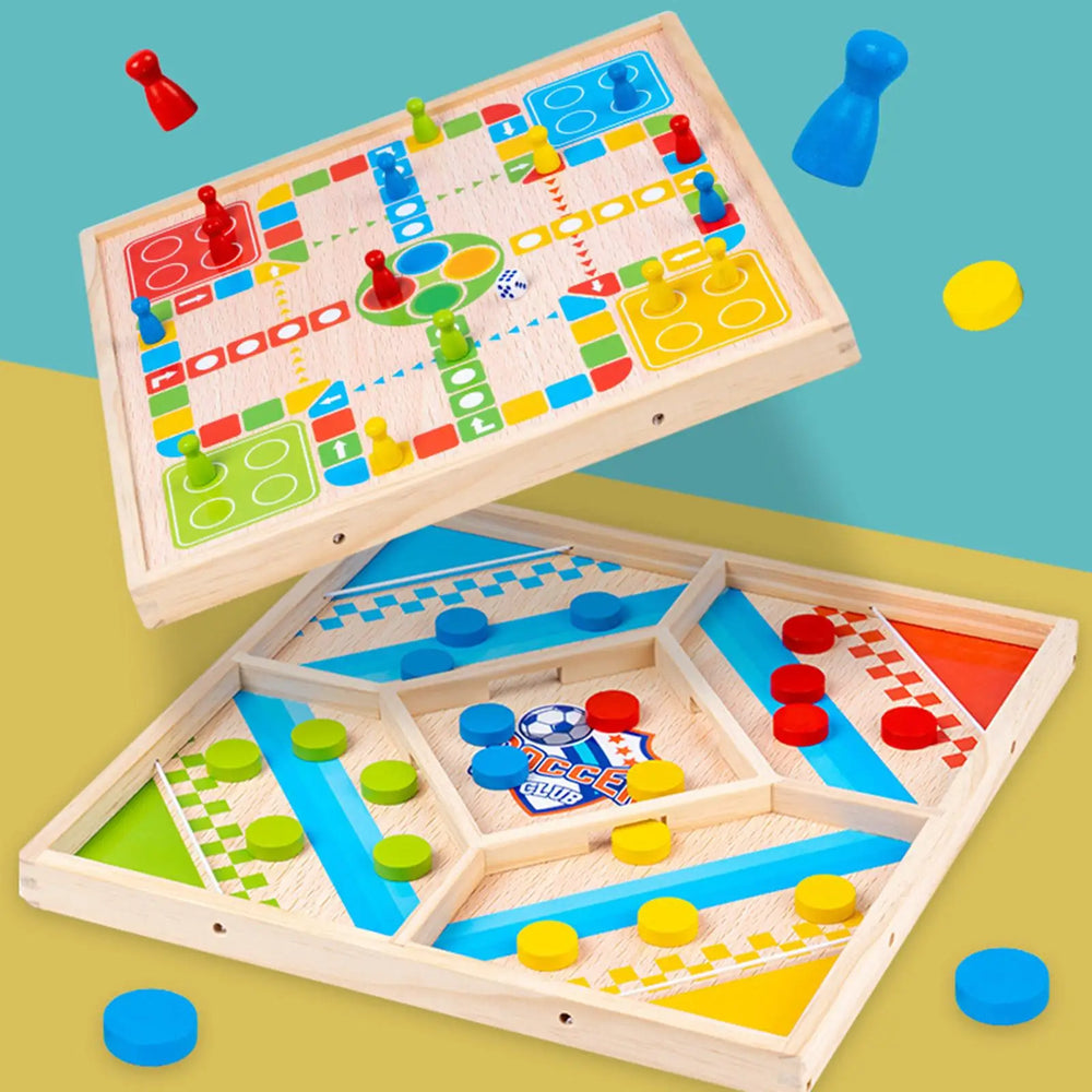 15 2-in-1 Educatief Bordspel - Double Fun Games
