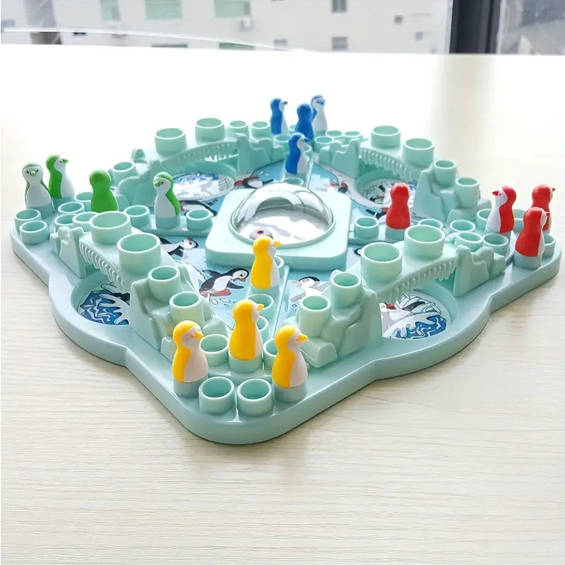 ! FrostTrek Penguin Glide Bordspel – IJsavontuur Familiegame